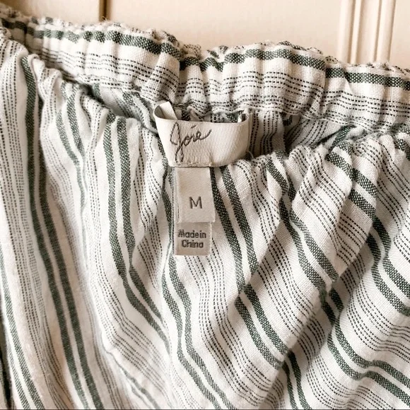 Joie Brogan Stripe Linen Jumpsuit